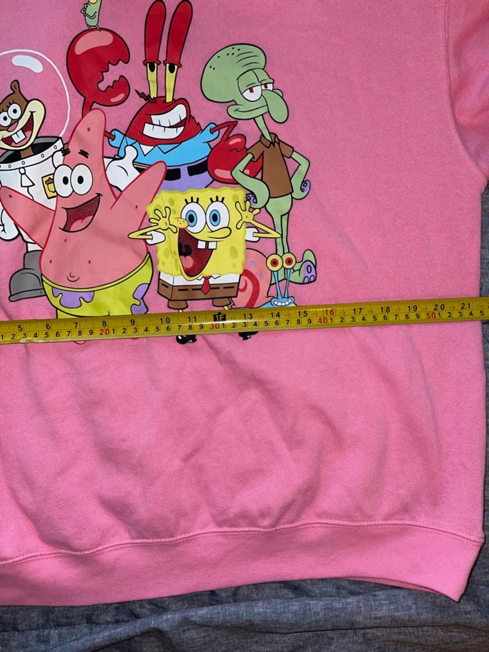 Nickelodeon Pink SpongeBob Crew Graphic Hoodie-Size XL - Picture 4 of 6